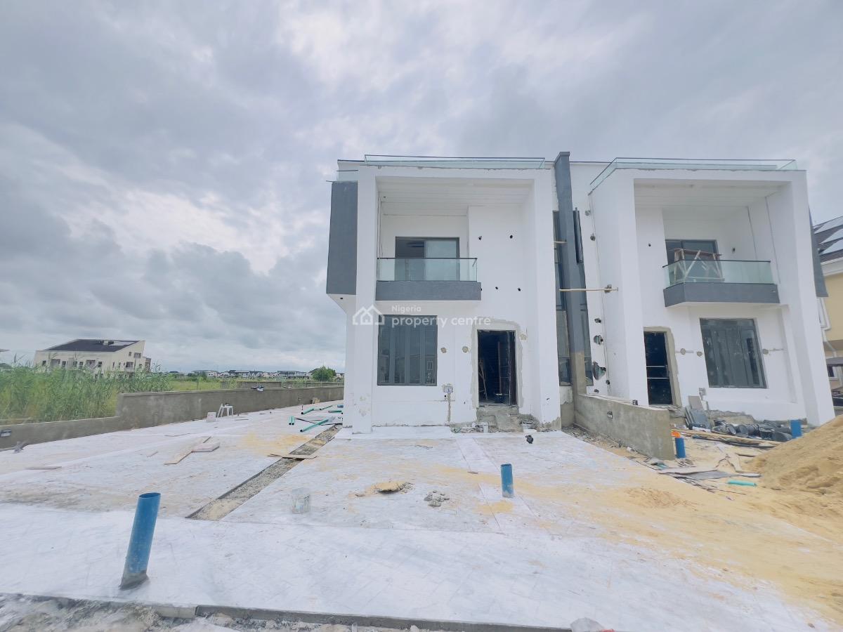 4bedroom Semi Detached Duplex with Bq, Creek Haven Estate, Lekki, Lagos, Semi-detached Duplex for Sale