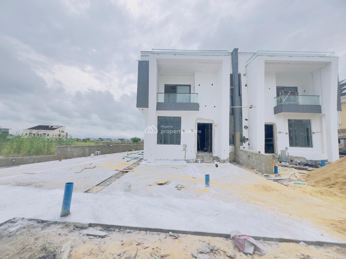 4bedroom Semi Detached Duplex with Bq, Creek Haven Estate, Lekki, Lagos, Semi-detached Duplex for Sale