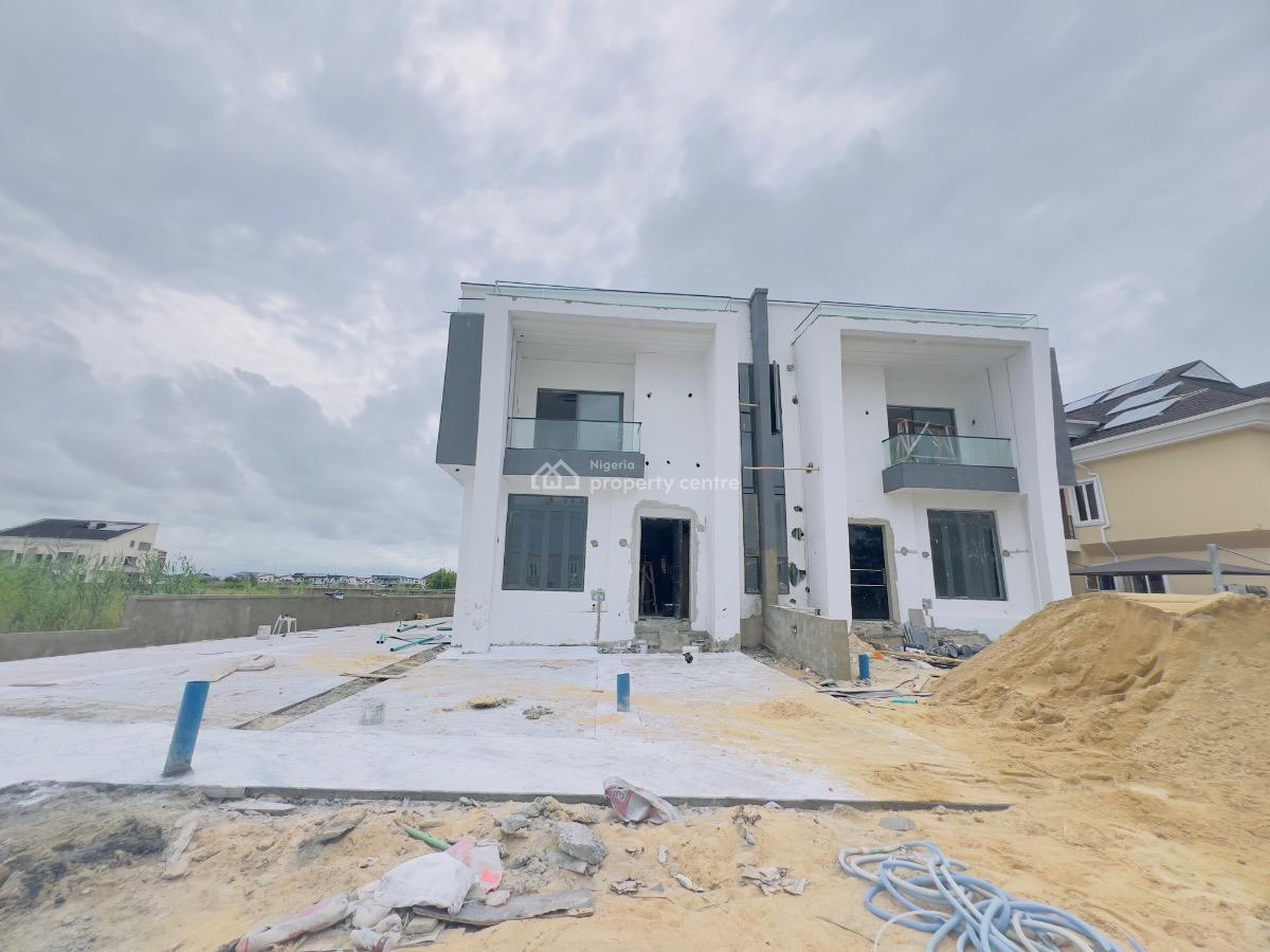 4bedroom Semi Detached Duplex with Bq, Creek Haven Estate, Lekki, Lagos, Semi-detached Duplex for Sale