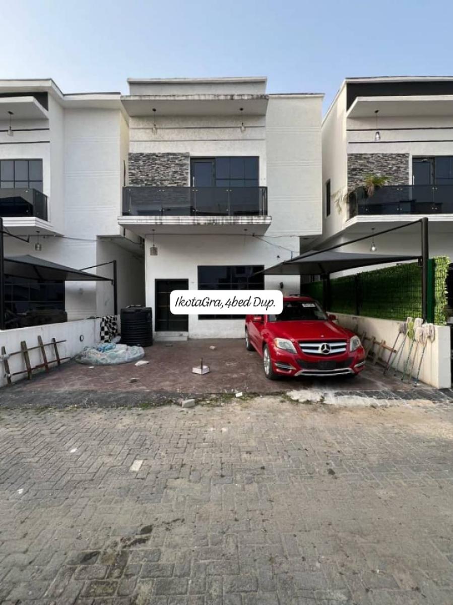 Strategically Located 4 Bedroom Detached Duplex with Bq, Ikota, Lekki, Lagos, Block of Flats for Sale