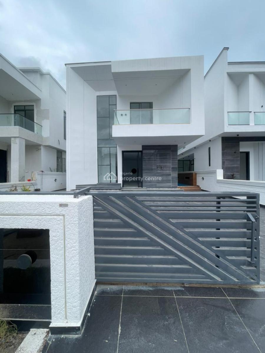 Luxuriously Built 5 Bedroom Detached Duplex +bq, and Swimming Pool, Lekki County, Ikota, Lekki, Lagos, Detached Duplex for Sale