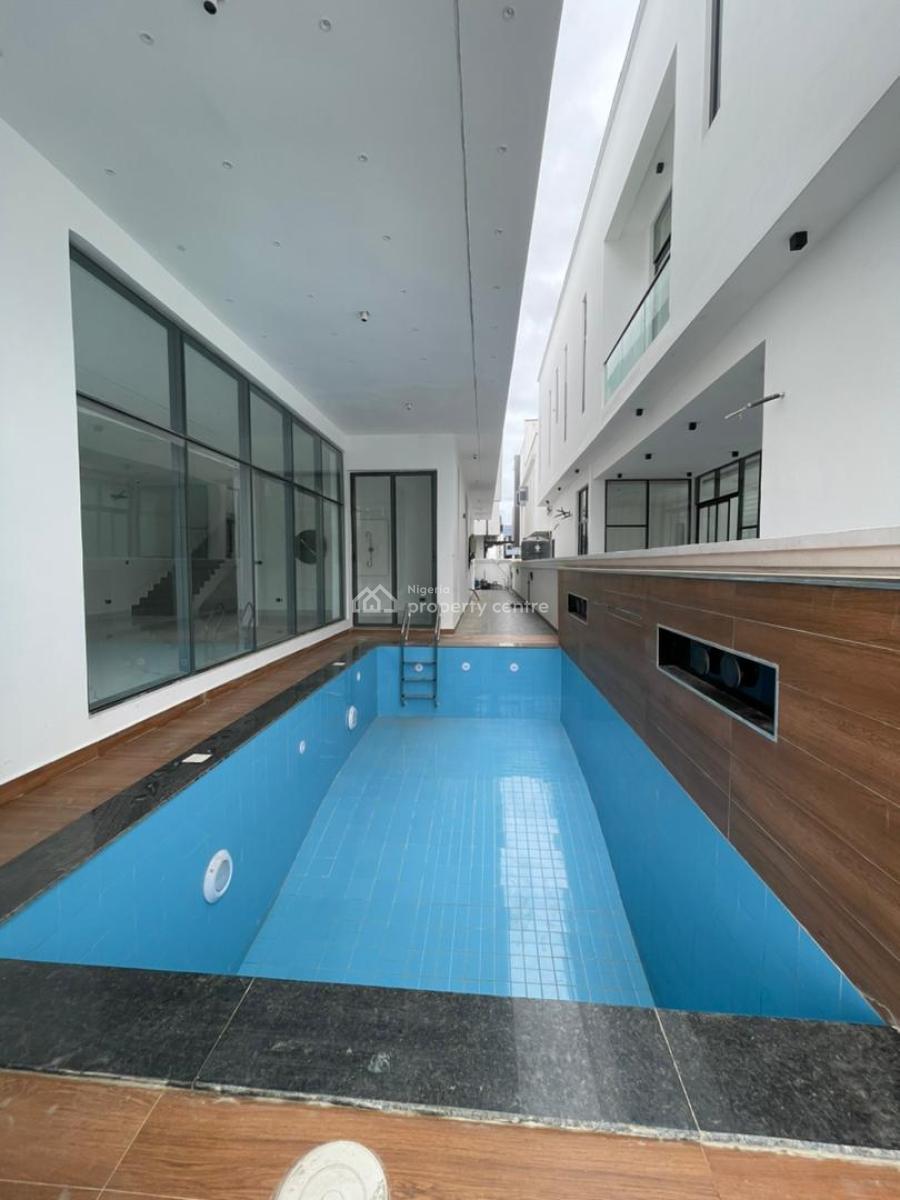 Luxuriously Built 5 Bedroom Detached Duplex +bq, and Swimming Pool, Lekki County, Ikota, Lekki, Lagos, Detached Duplex for Sale