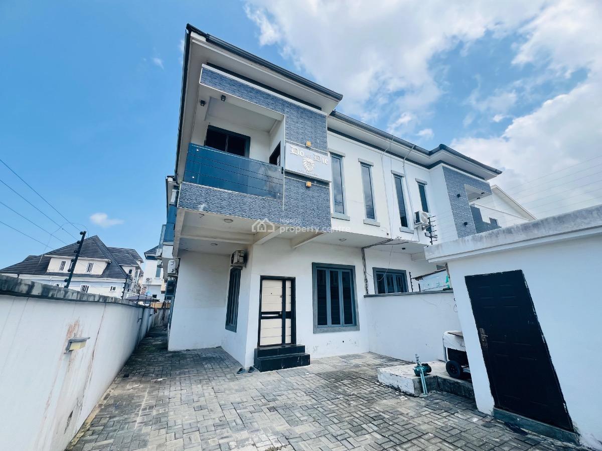 4 Bedroom Semi Detached Duplex with Bq, Chevron Alternative, Lekki, Lagos, Semi-detached Duplex for Rent