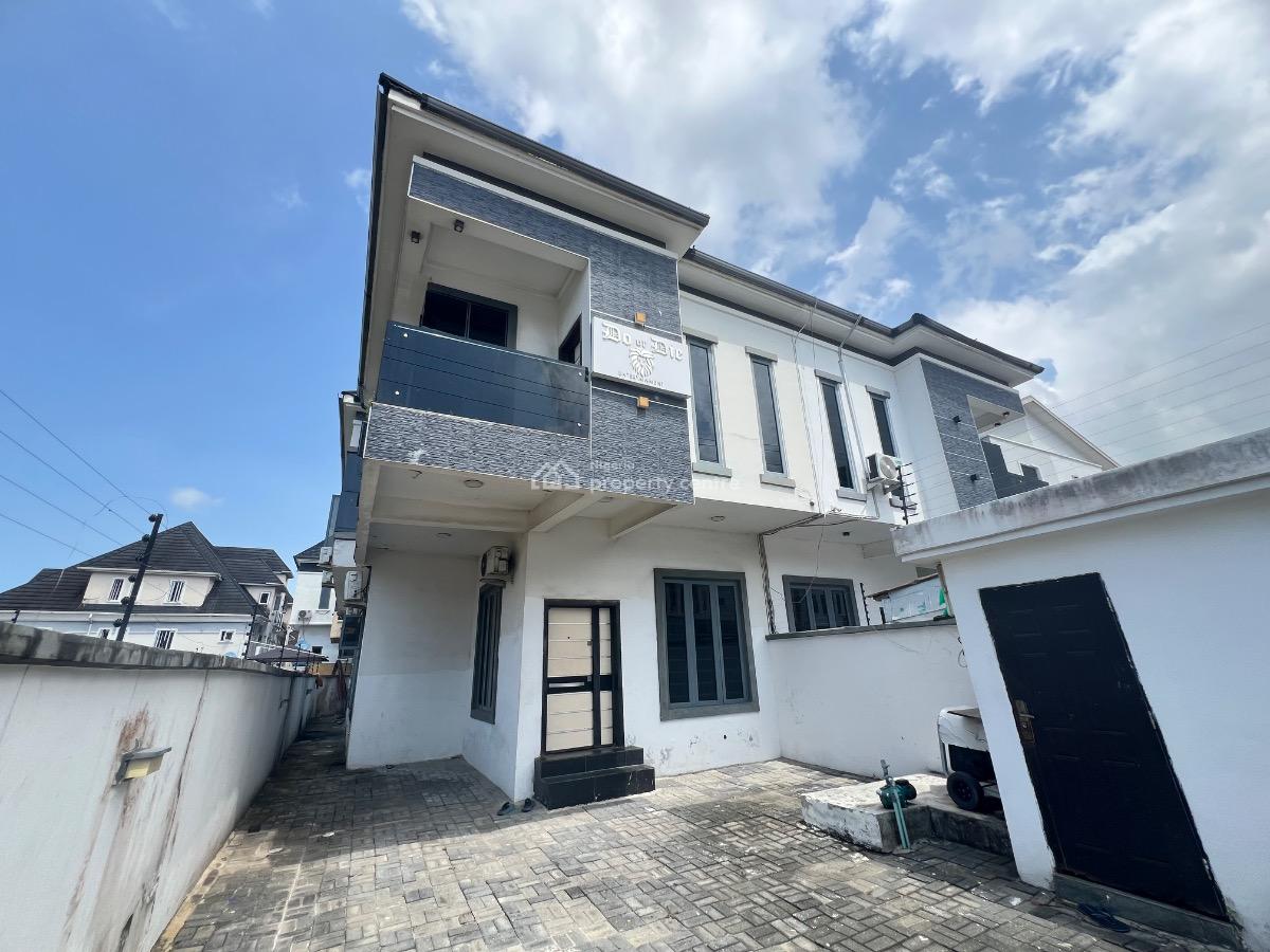 4 Bedroom Semi Detached Duplex with Bq, Chevron Alternative, Lekki, Lagos, Semi-detached Duplex for Rent