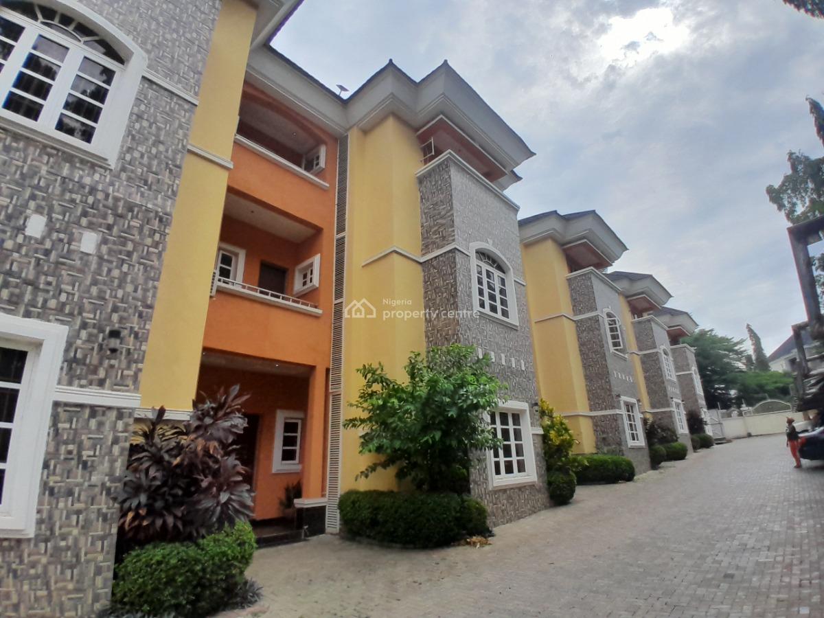 Serviced 5-bedroom Terrace Duplex with 2-room Bq for Office Use in Wus, Wuse 2, Abuja, Office Space for Rent