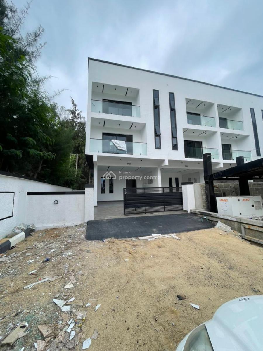 Beautiful 4 Bedroom Terraced Triplexes + Bq, Lekki County, Ikota, Lekki, Lagos, House for Sale