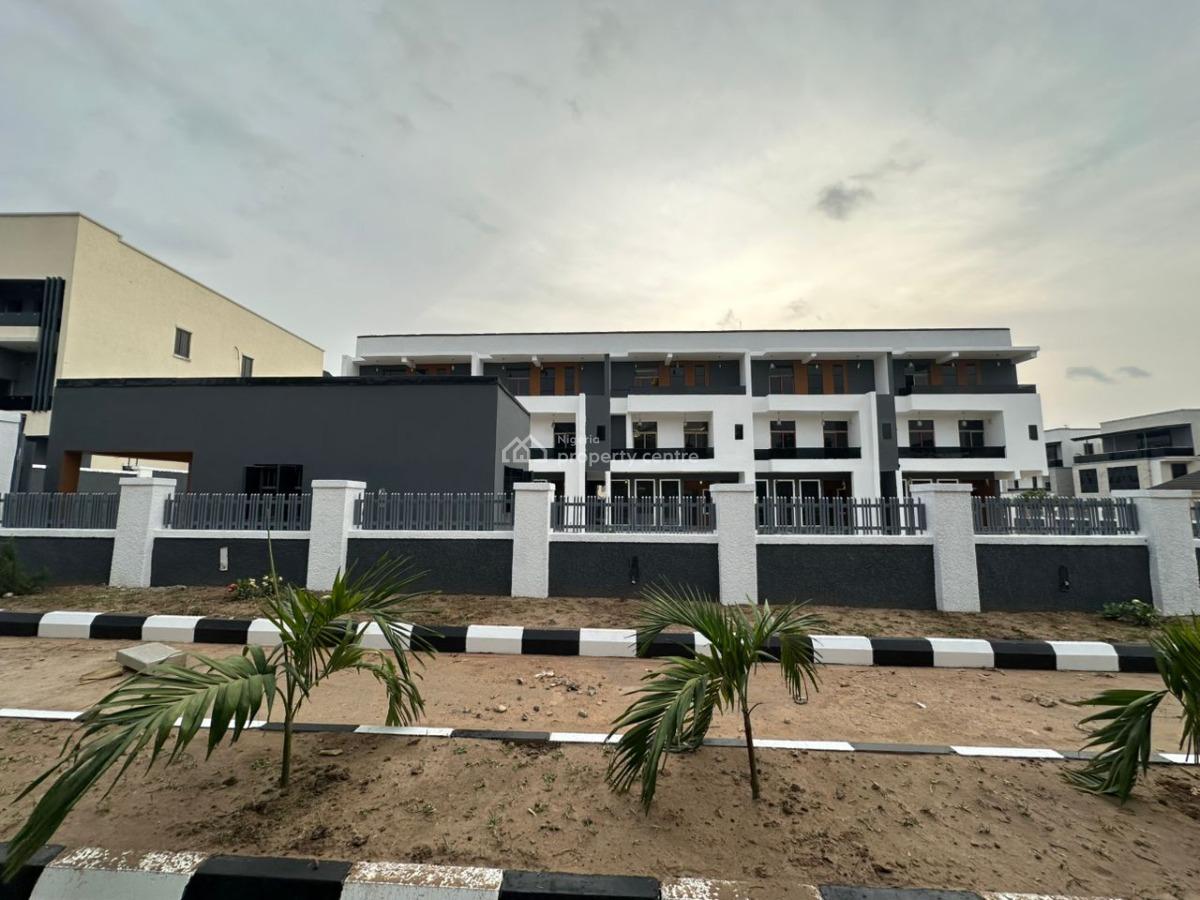 Diplomatic Newly Built Standard 4 Bedroom Terrace Duplex with a Bq, Guzape District, Abuja, Terraced Duplex for Rent