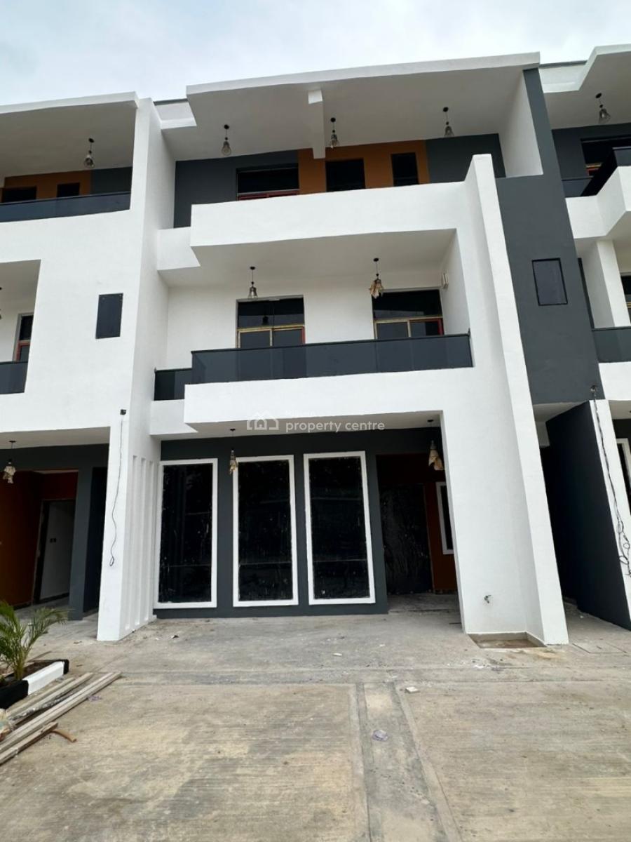 Diplomatic Newly Built Standard 4 Bedroom Terrace Duplex with a Bq, Guzape District, Abuja, Terraced Duplex for Rent