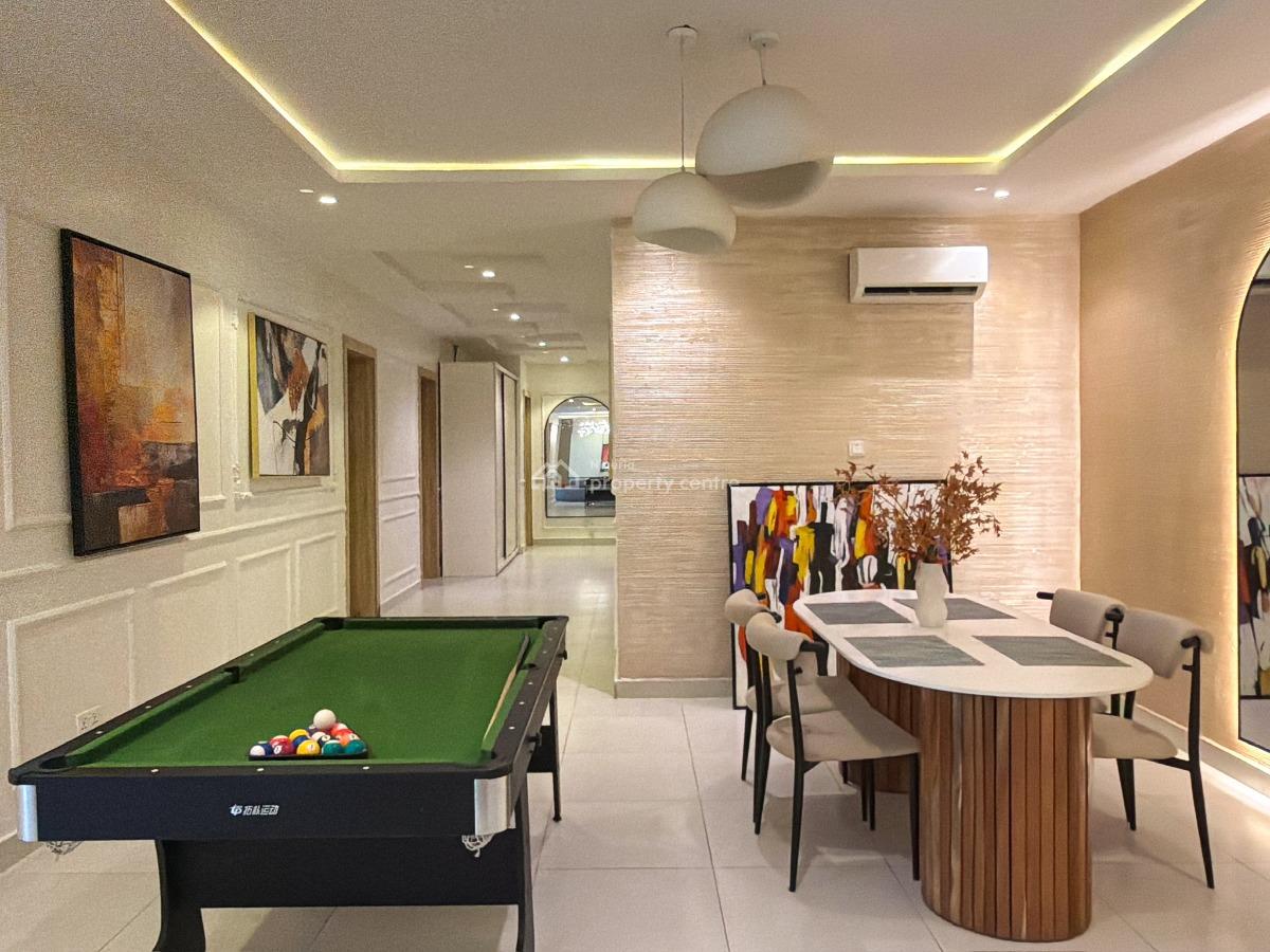 Deluxe Pent Floor 3 Bedroom with Snooker & Rooftop Pool, Tokunbo Omisore Street Off Wole Olateju Crescent, Lekki Phase 1, Lekki, Lagos, Flat / Apartment Short Let