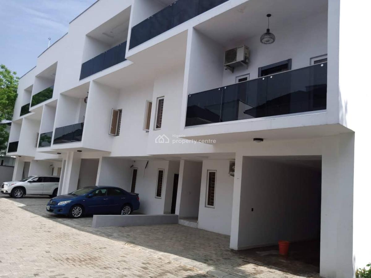 Large 4br Townhouse with Staff Quarters in Serviced Premises, Oduduwa Crescent, Ikeja Gra, Ikeja, Lagos, House for Sale