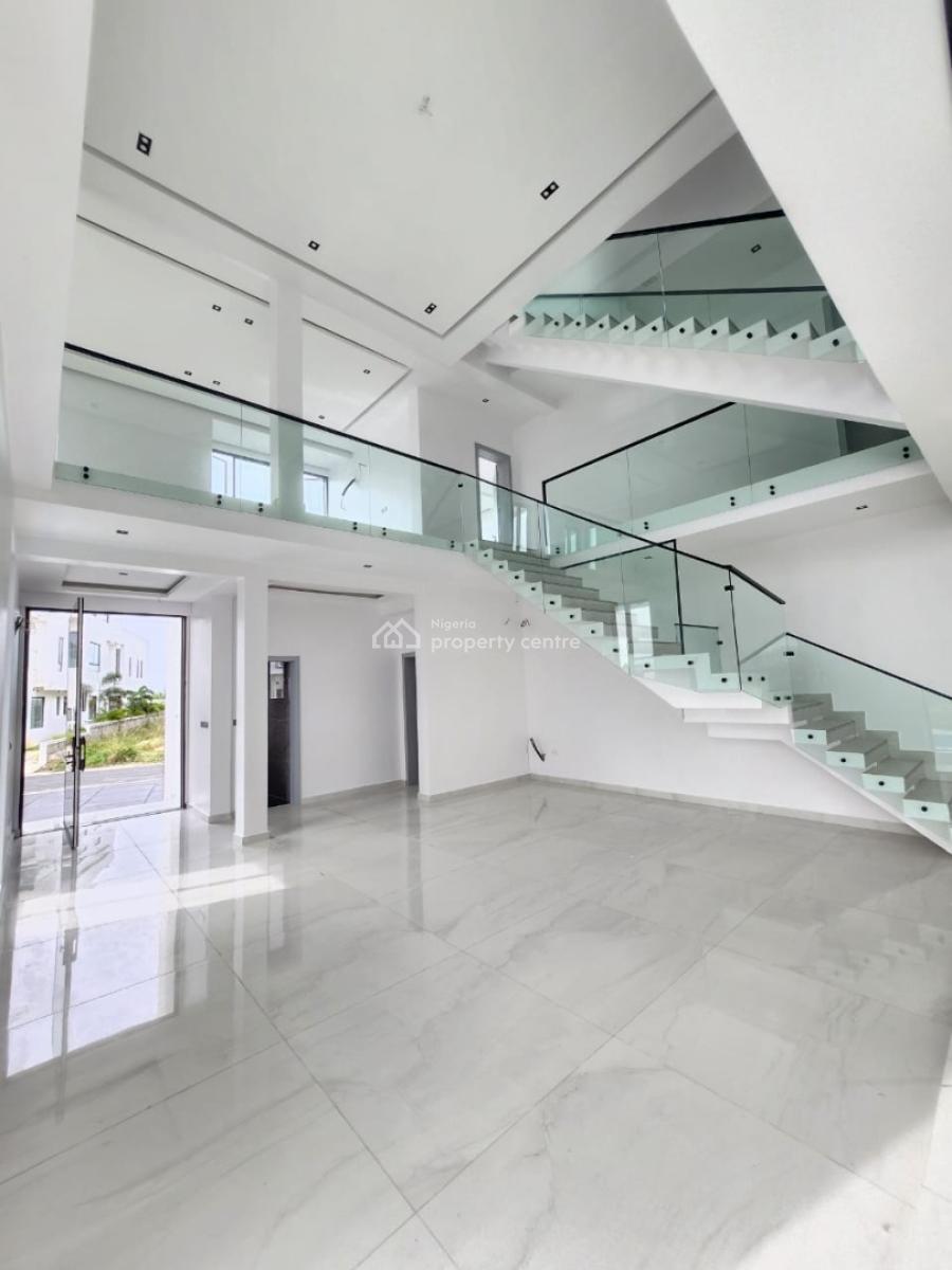 Contemporary 5 Bedroom Semi-detached Duplex with Swimming Pool, Cowrie Creek Estate, Ikate, Lekki, Lagos, Detached Duplex for Sale