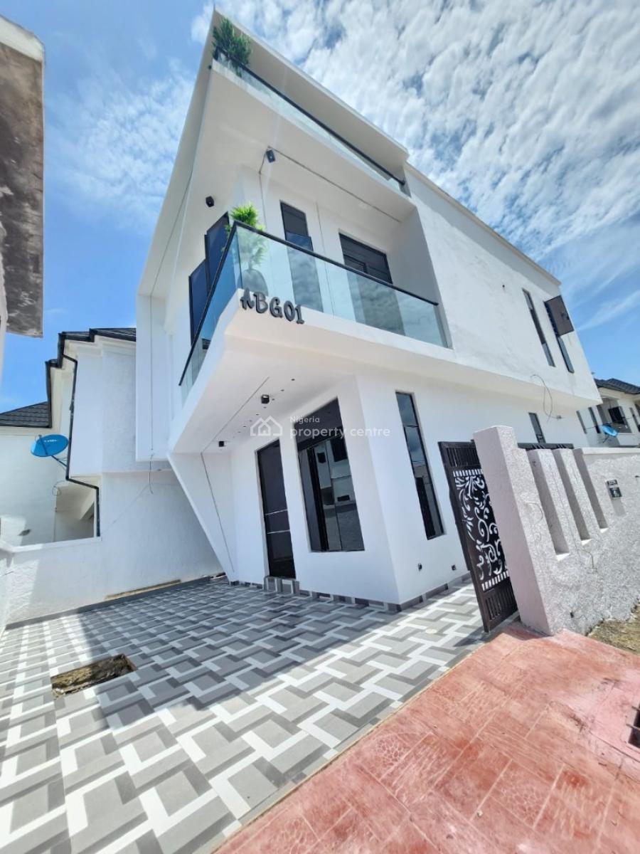 Newly Built 4 Bedroom Fully Detached Duplex with Bq, Ikota, Lekki, Lagos, Detached Duplex for Rent
