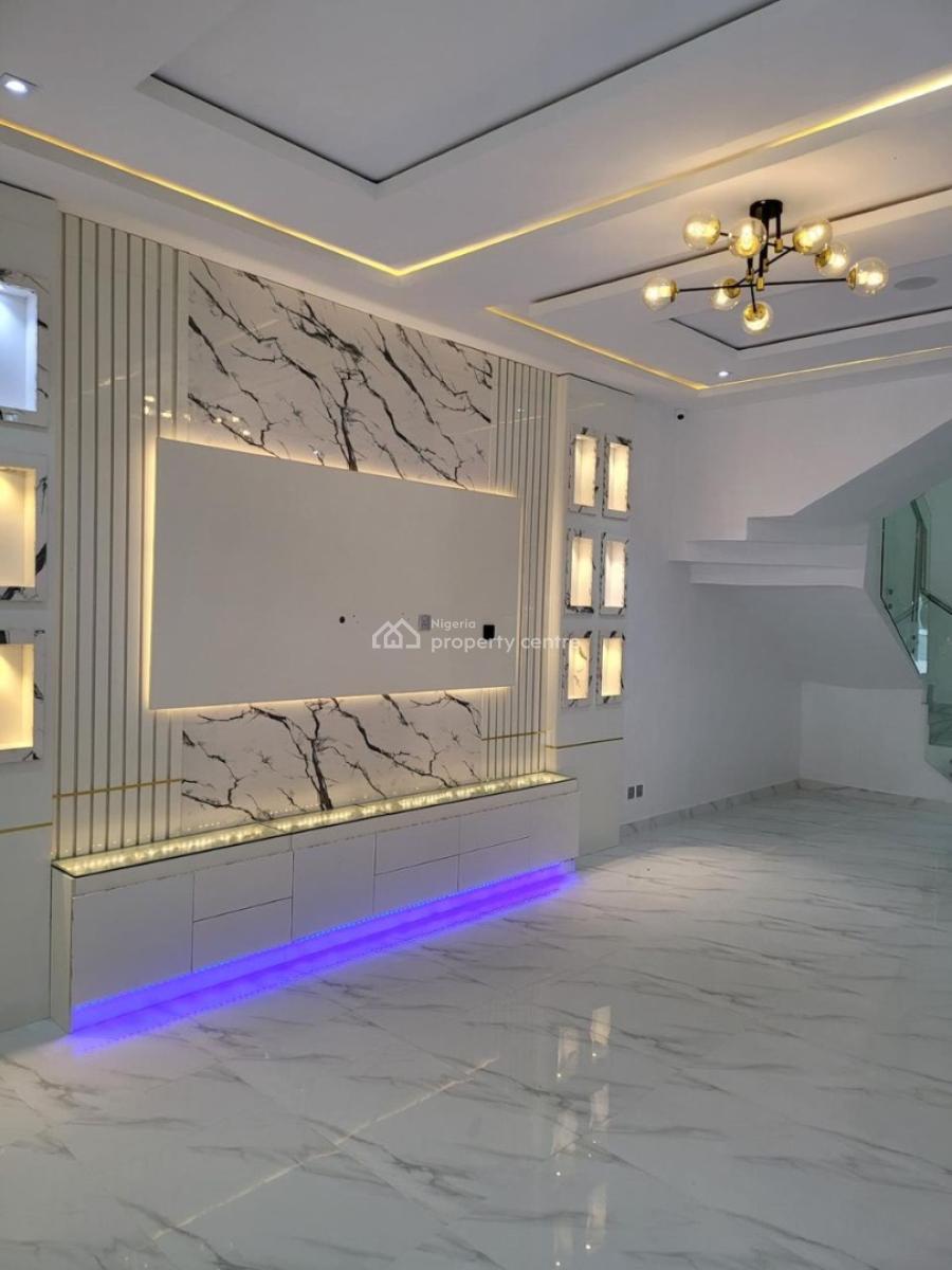 Four Bedroom Semi Detached House with a Bq Available, Orchid Road, Lekki, Lagos, Detached Duplex for Rent