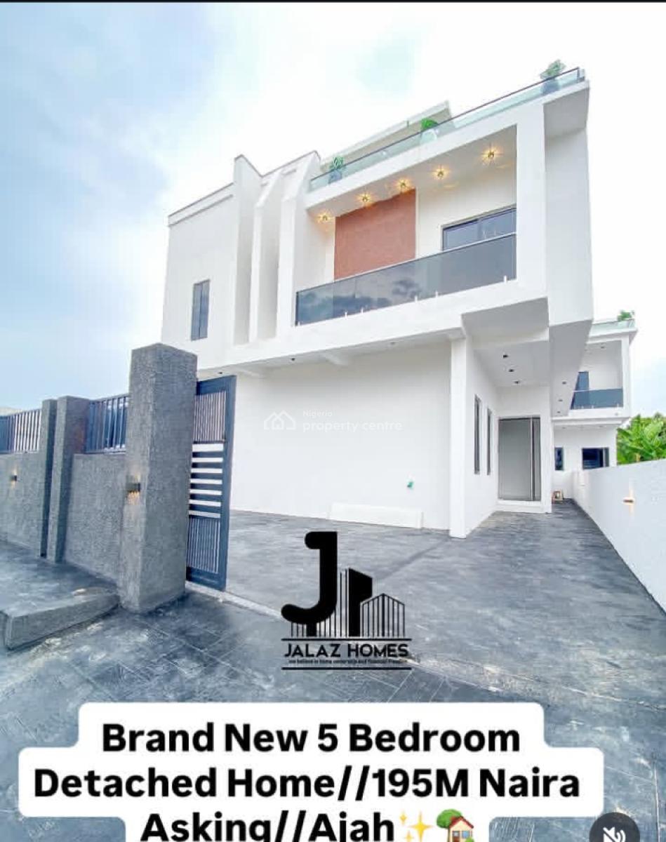 5 Bedroom Detached Duplex, Ajah, Lekki, Lagos, Detached Duplex for Sale