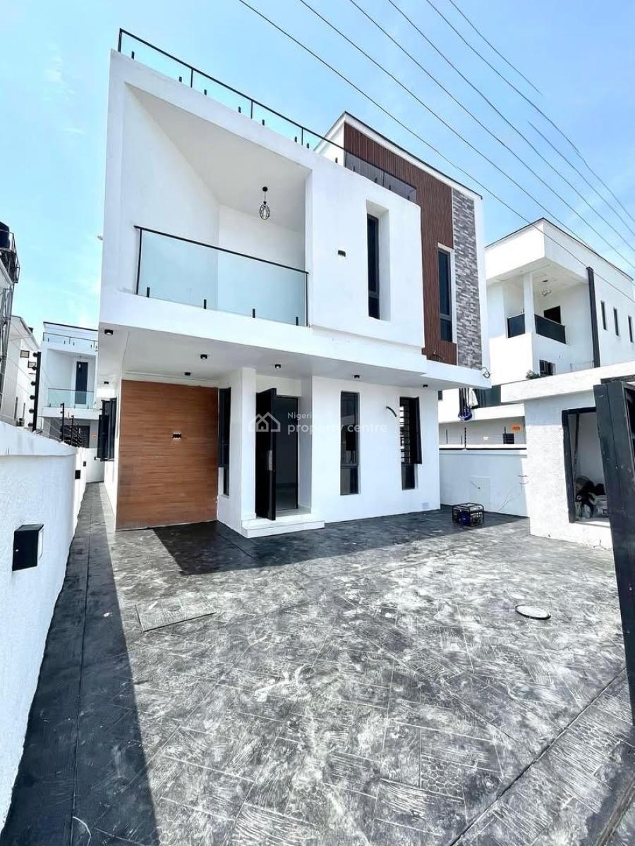 5 Bedroom Semi Detached House with Bq, Ikota, Lekki, Lagos, House for Sale