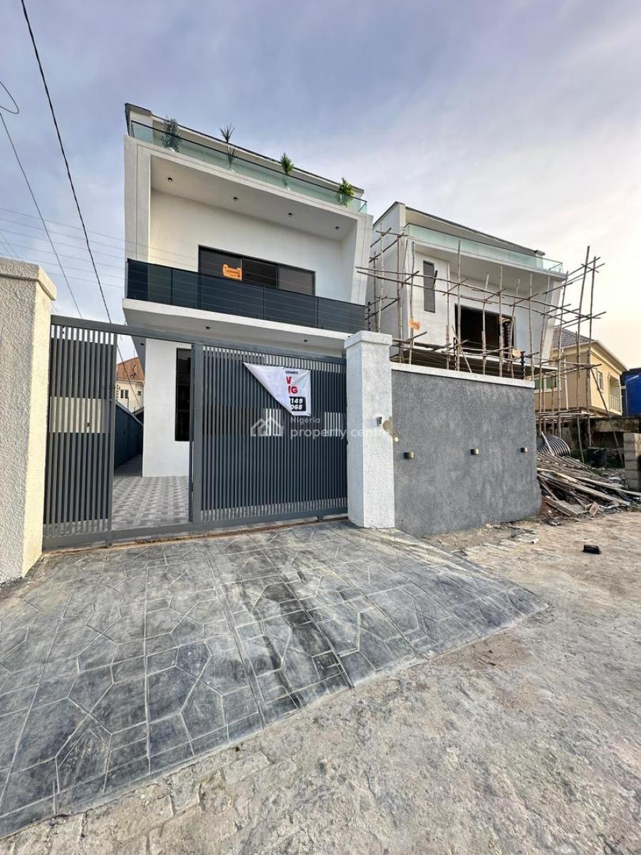 Magnificently Built 4 Bedroom Fully Detached Duplex with Bq, Ajah, Lekki, Lagos, Detached Duplex for Sale