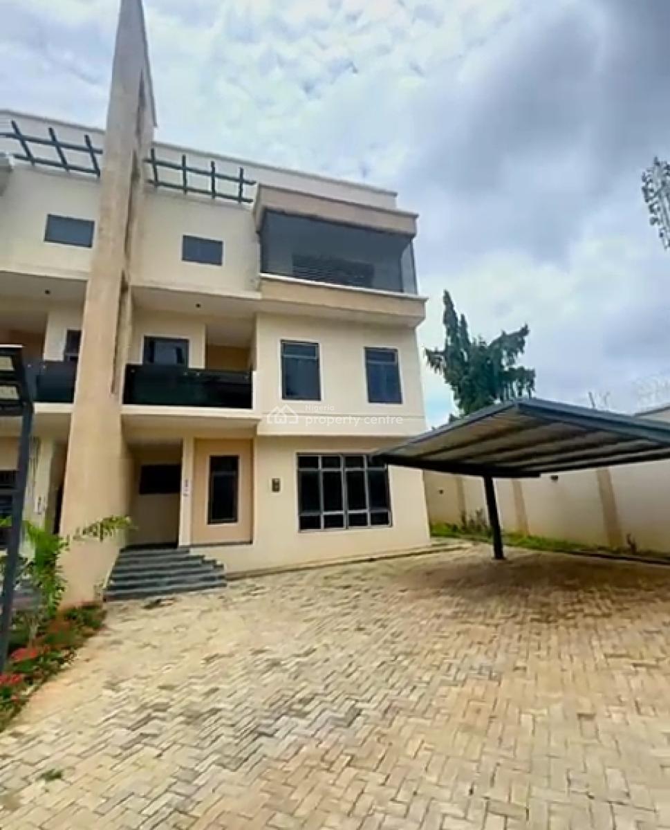 Newly  Built 5 Bedroom Semi Detached Duplex +bq, Guzape District, Abuja, Semi-detached Duplex for Rent
