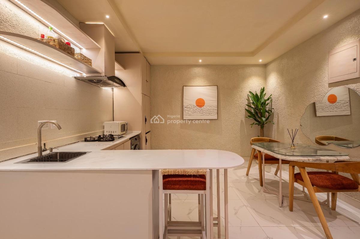 Luxury & Aesthetic 2 Bedroom Apartment W/ Pool, Gym & Rooftop Terrace, Lekki Phase 1, Lekki, Lagos, Flat / Apartment Short Let
