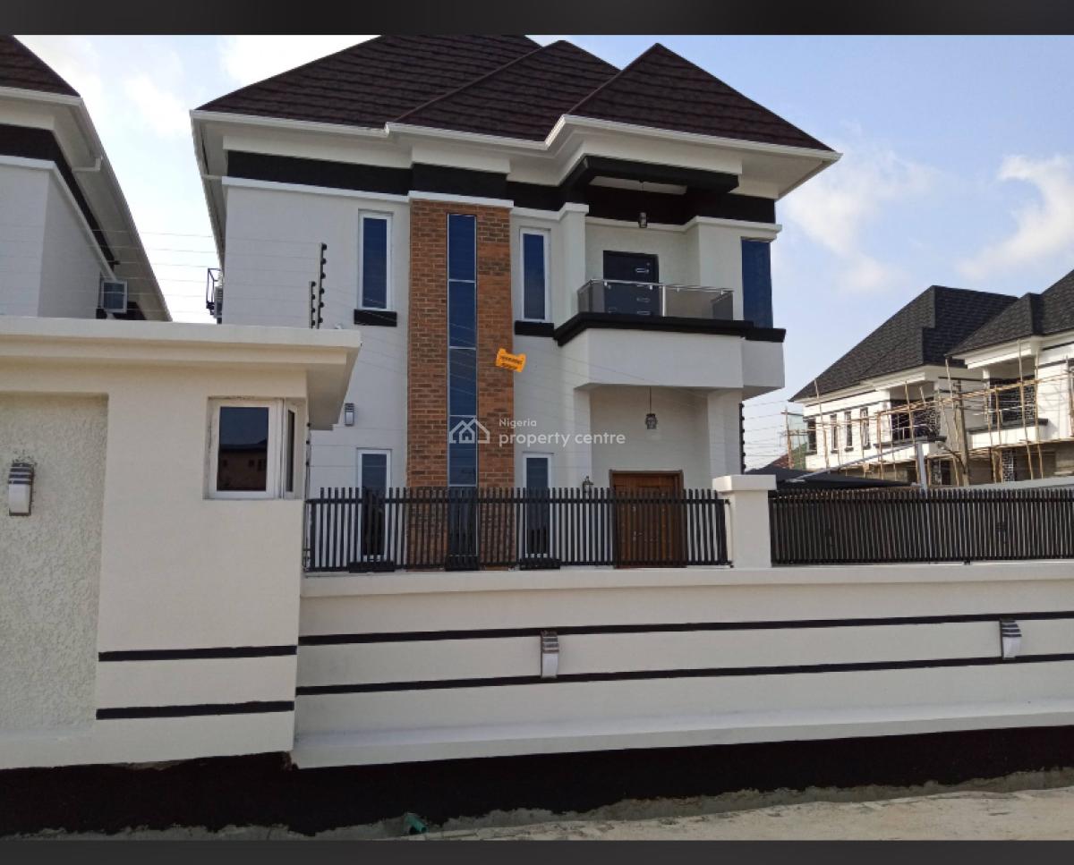 Fully Detached 4 Bedroom Duplex with Bq Comes Solar 12 Panels, Thomas Estate, Ajah, Lagos, Detached Duplex for Sale