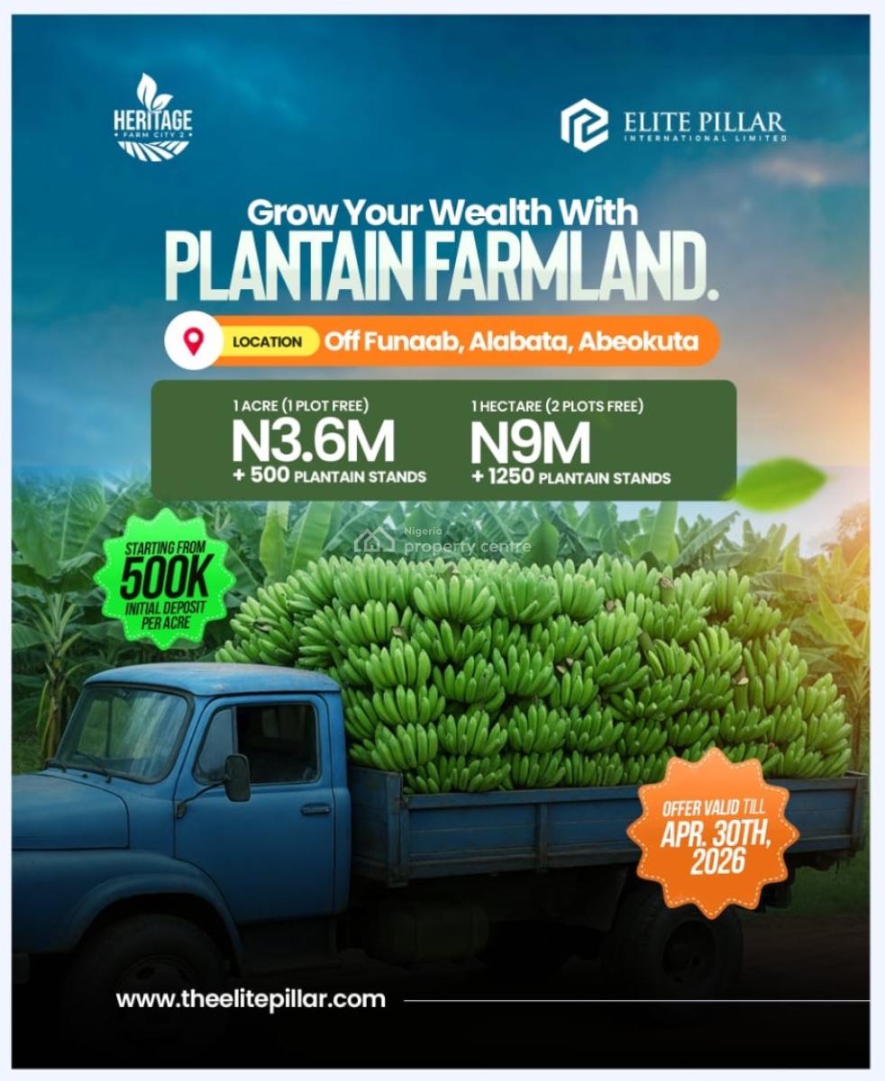 Own Farmland. Grow Wealth. Build Legacy., Alabata Funaab, Abeokuta North, Ogun, Commercial Land for Sale