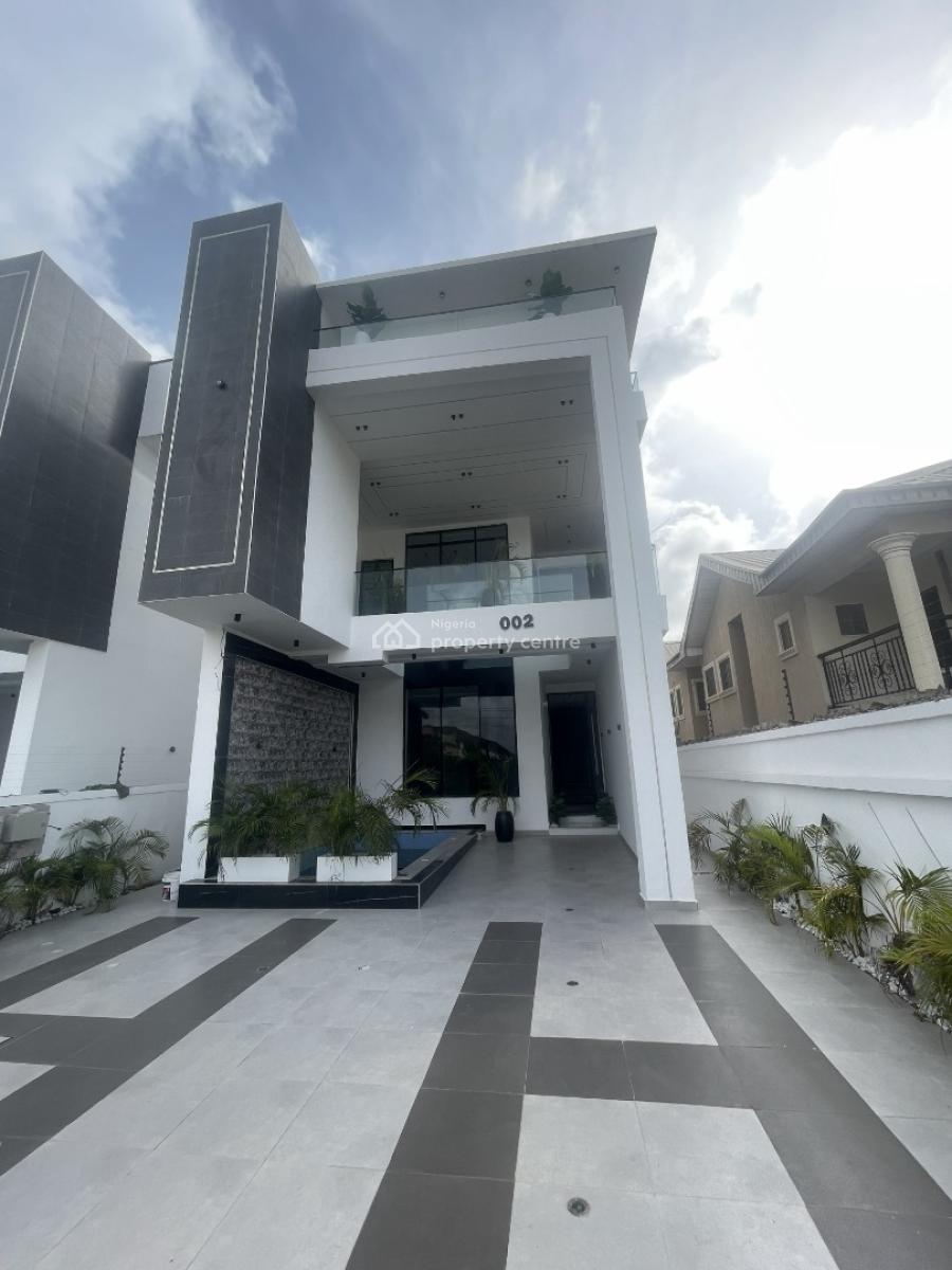 Exquisitely Built 5 Bedroom Detached Home with Bq , Pool and Gym, Ikota, Lekki, Lagos, Detached Duplex for Sale