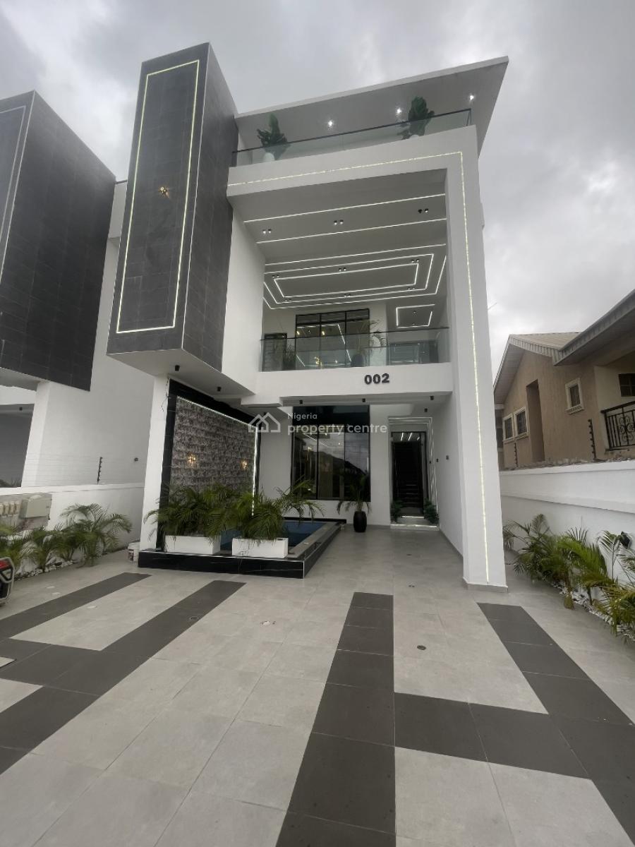 Exquisitely Built 5 Bedroom Detached Home with Bq , Pool and Gym, Ikota, Lekki, Lagos, Detached Duplex for Sale