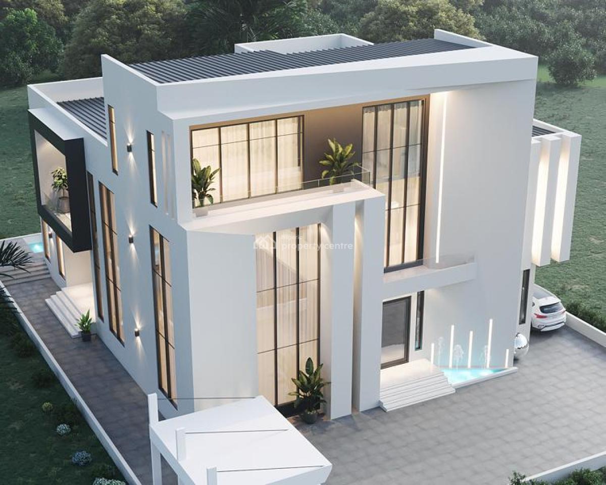 Massive Contemporary 5bedroom Detached with Cinema  Gym Pool &  2bq, Pinnock Beach Estate, Osapa, Lekki, Lagos, Detached Duplex for Sale