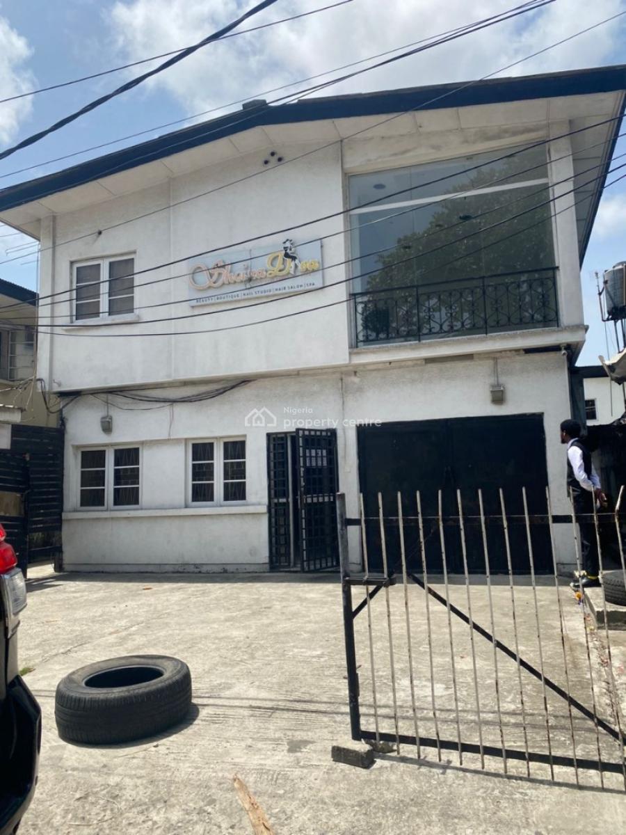 Detached House on 350 Sqm Plot, Off Norman Williams Street, Falomo, Ikoyi, Lagos, Detached Duplex for Sale