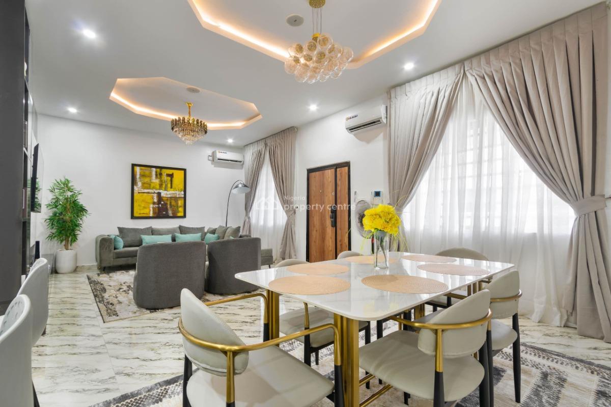 Luxury 3 Bedroom Apartment with Gymnasium and Swimming Pool, Inbuilt Speakers, Netflix, Unlimited Wifi, Ps5, Ikate, Lekki, Lagos, Flat / Apartment Short Let