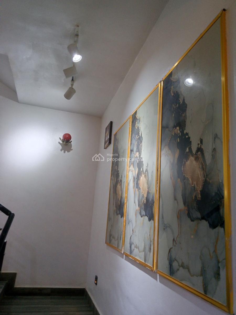 Fully Furnished Self Serviced 4 Bedroom Semi Detached Duplex with a Ro, Itedo Estate, Lekki Phase 1, Lekki, Lagos, Semi-detached Duplex for Rent