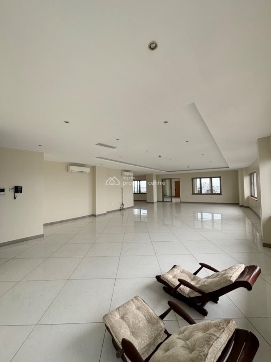 Fully Serviced Family 4 Bedroom Penthouse Apartment with 2 Bq, Victoria Island (vi), Lagos, Flat / Apartment for Rent