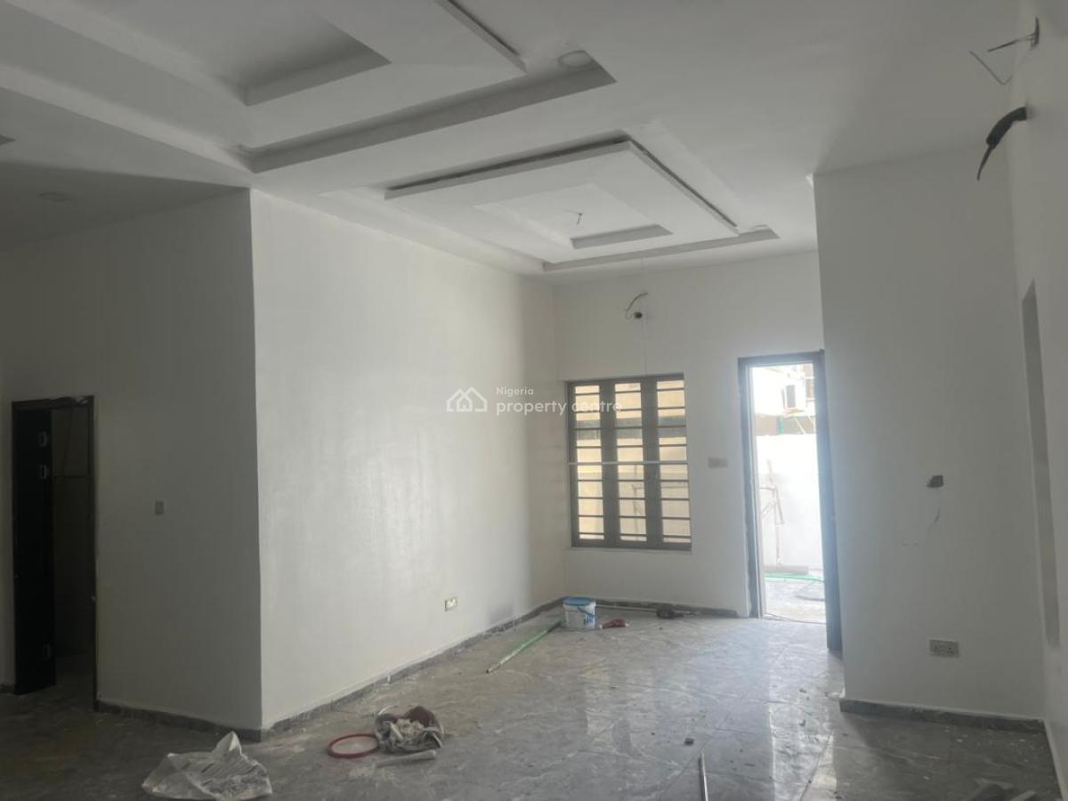 Self Compound 4 Bedroom Semi-detached Duplex with Bq, Chevron, Lekki, Lagos, Semi-detached Duplex for Rent