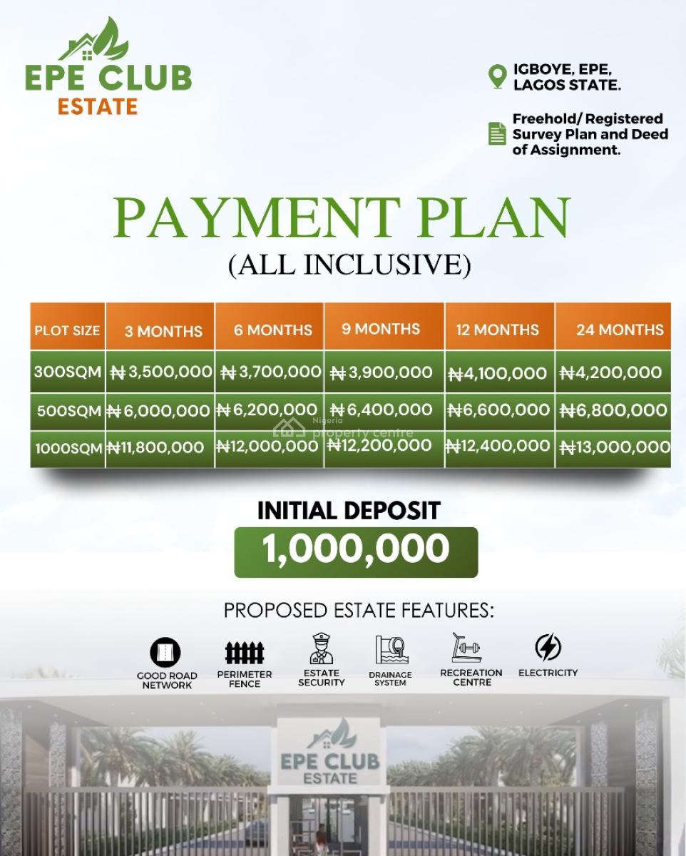 Genuine Dry Land with High Returns on Investment, Igboye, Epe, Lagos, Mixed-use Land for Sale