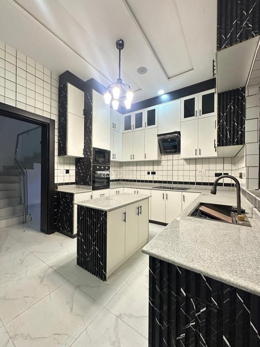 Contemporary 4 Bedroom Fully Detached Duplex with Bq, Ajah, Lagos, Detached Duplex for Sale