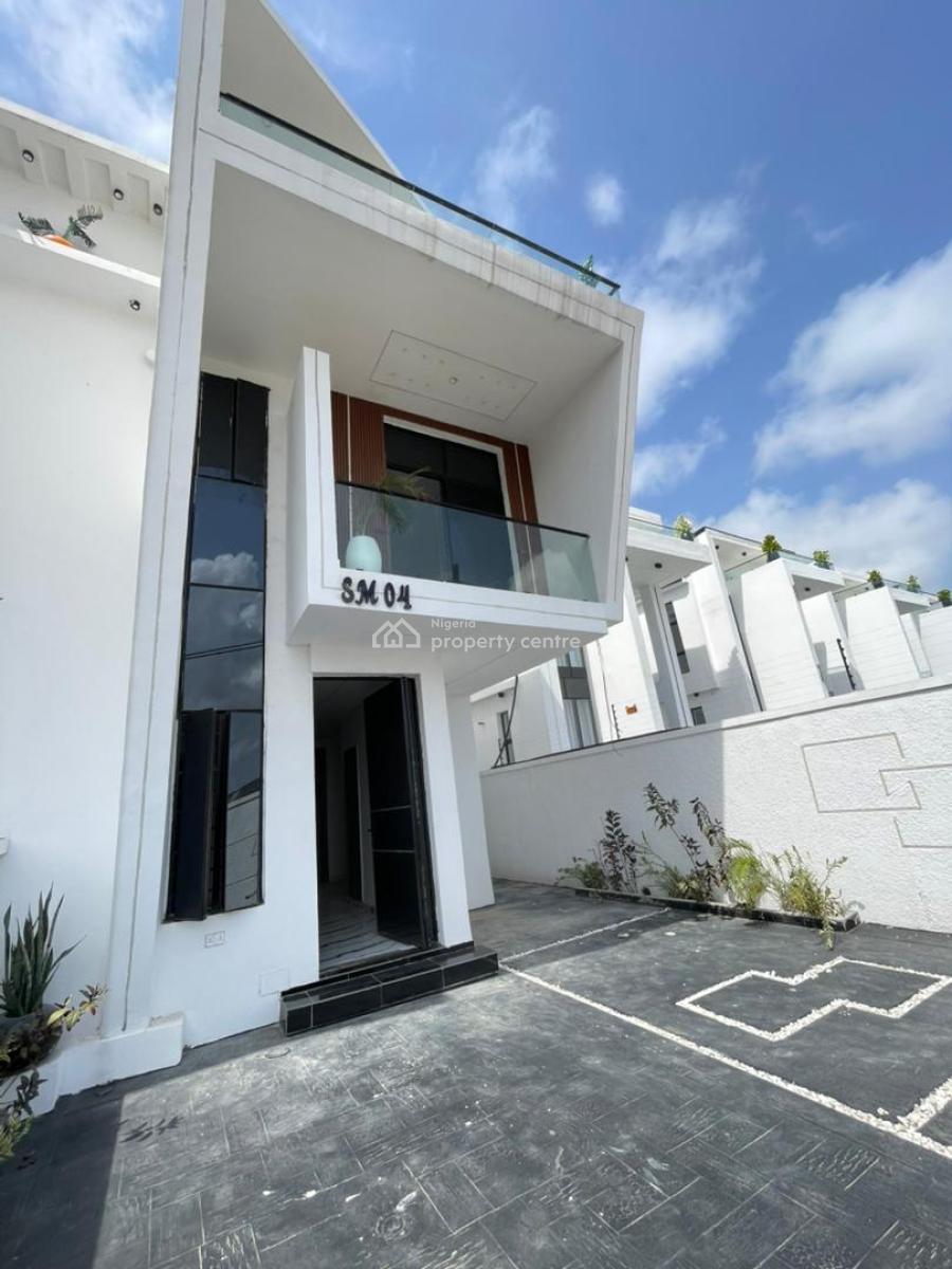 Newly Built 4 Bedroom Semi-detached Duplex with a Room Bq, Ikota, Lekki, Lagos, Semi-detached Duplex for Sale