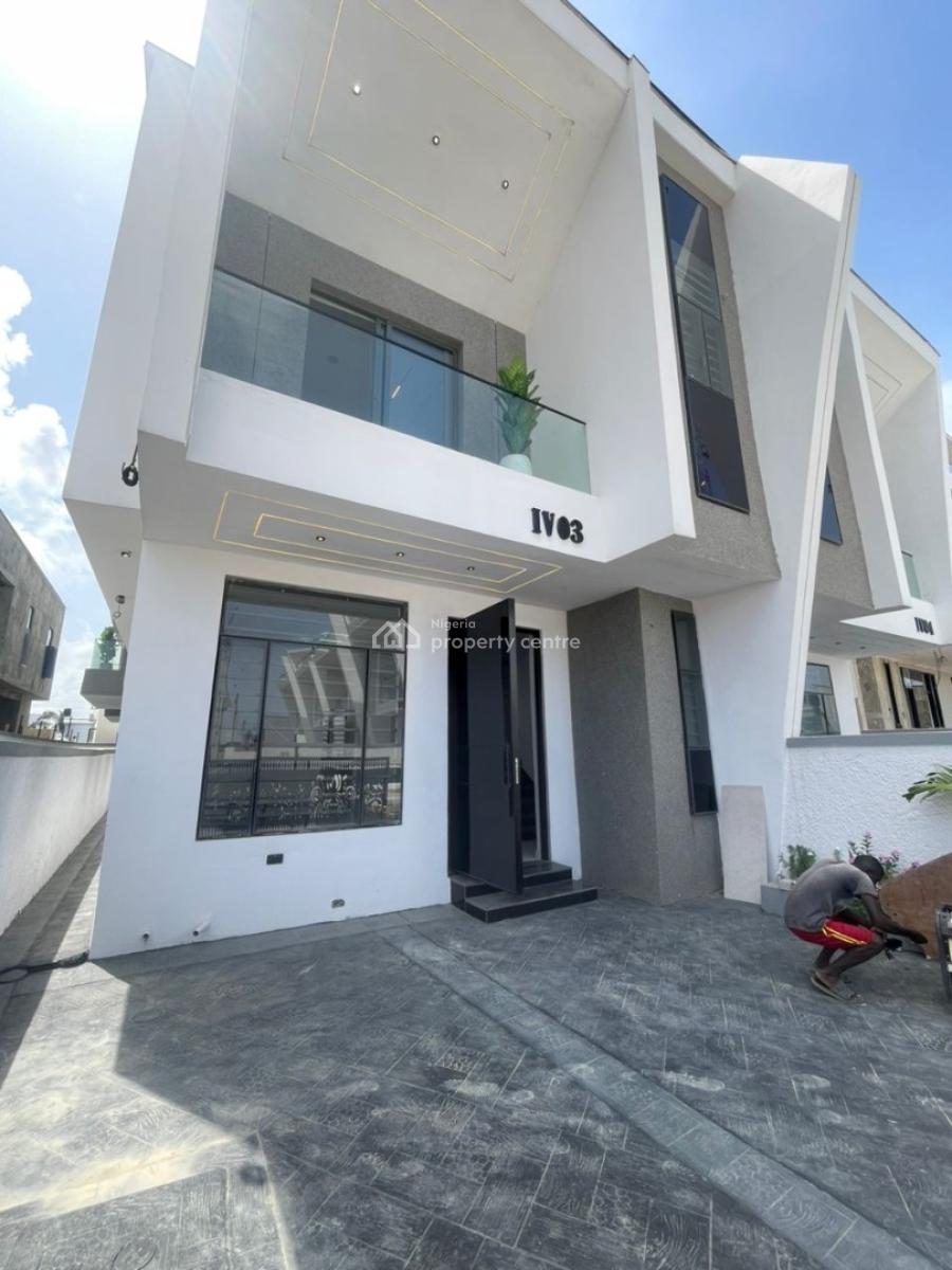 Tastefully Finished 4 Bedroom Semi-detached Duplex with a Room Bq, Ikota, Lekki, Lagos, Semi-detached Duplex for Rent