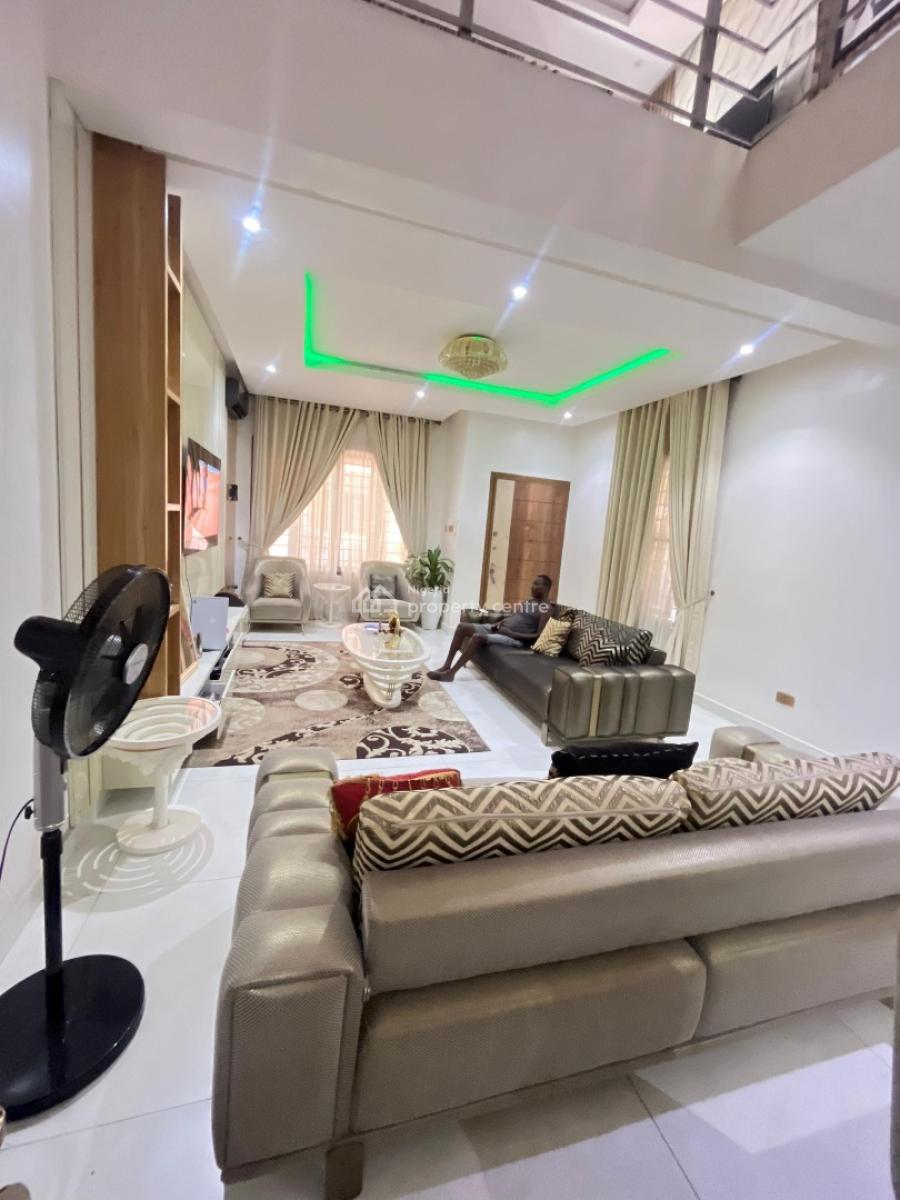 Premium 4 Bedroom Fully Serviced Terrace Apartment with Swimming Pool, 5 Minutes Drive to Mega Chicken, Ologolo, Lekki, Lagos, Terraced Duplex for Sale