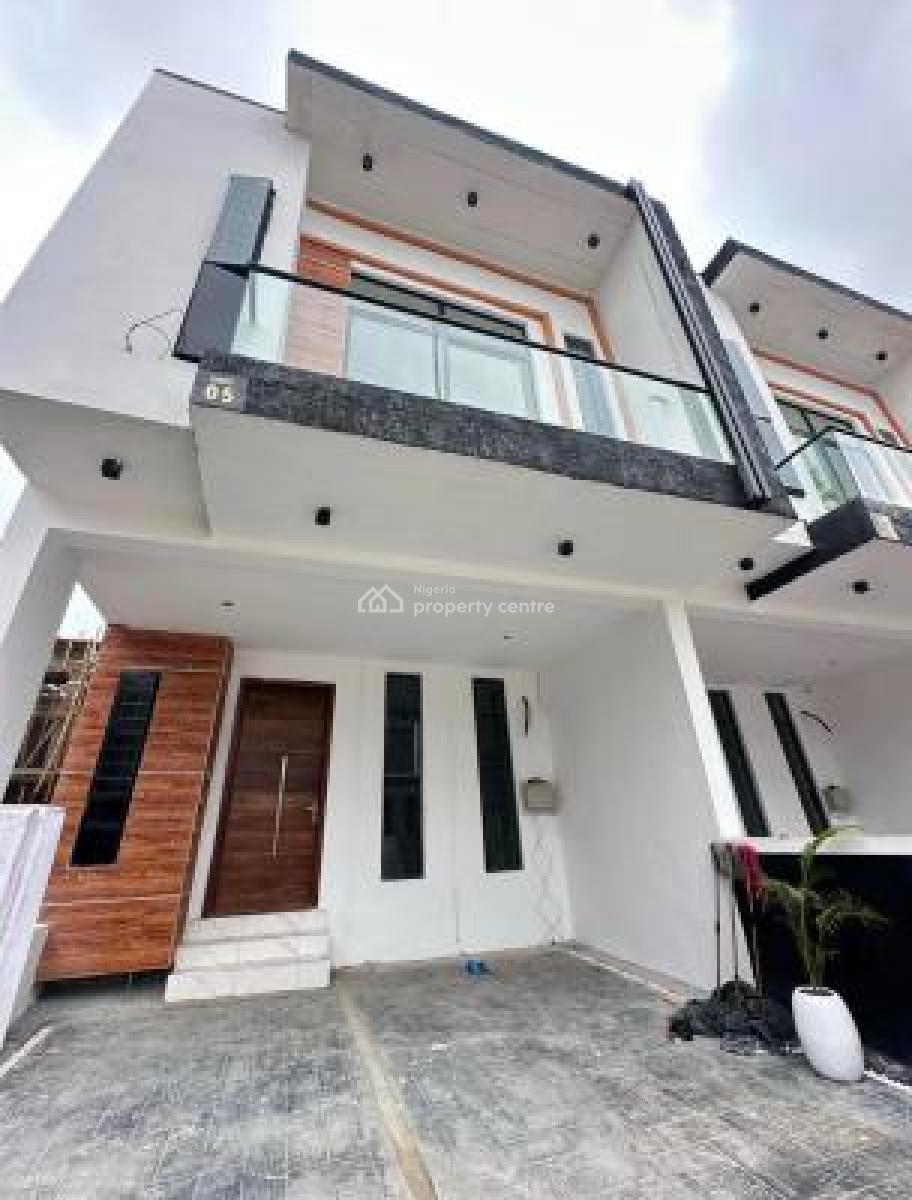 Beautifully Finished Self Compound 4 Bedroom Terraced Duplex, Ikota, Lekki, Lagos, Terraced Duplex for Sale