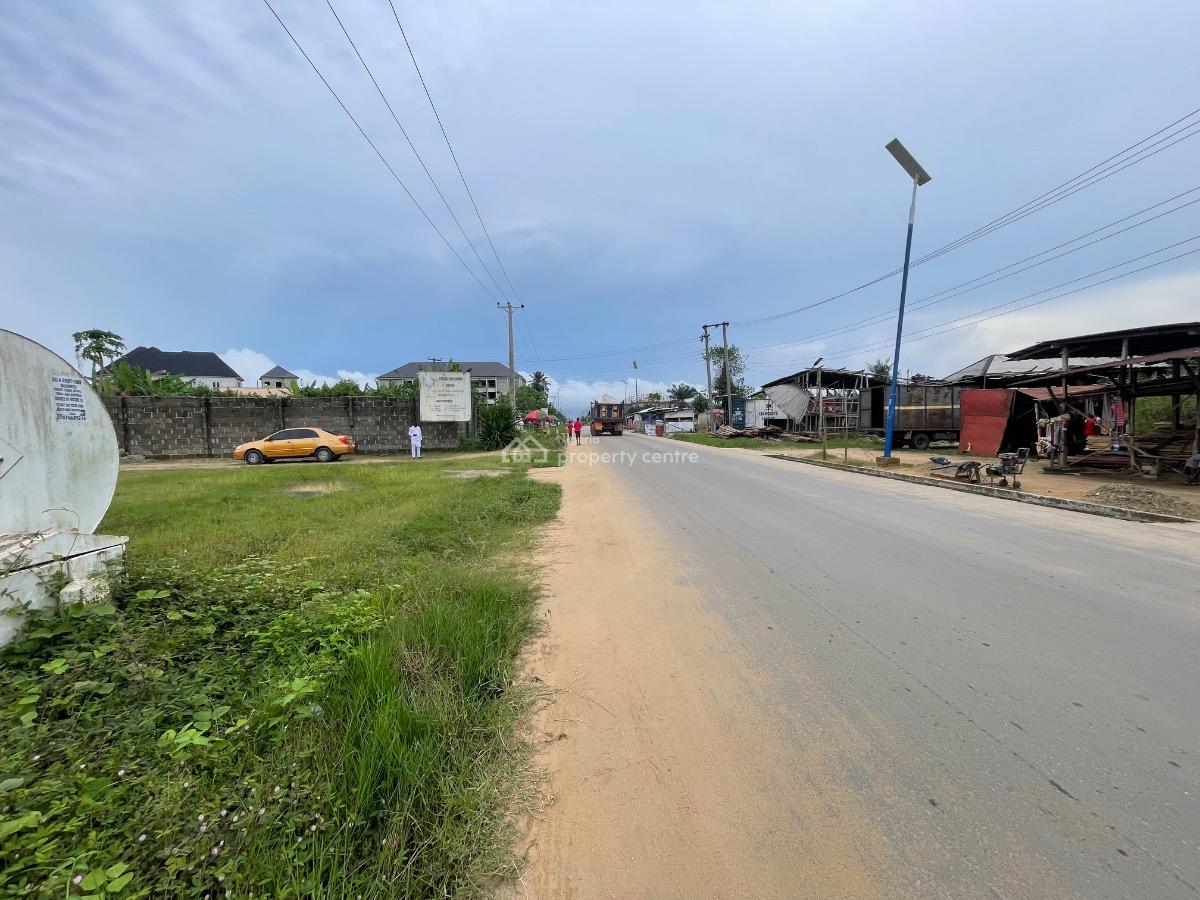 Commercial Four Plots of Land on The Tarred Road, Rukpokwu Aluu Road, Port Harcourt, Rivers, Commercial Land for Sale