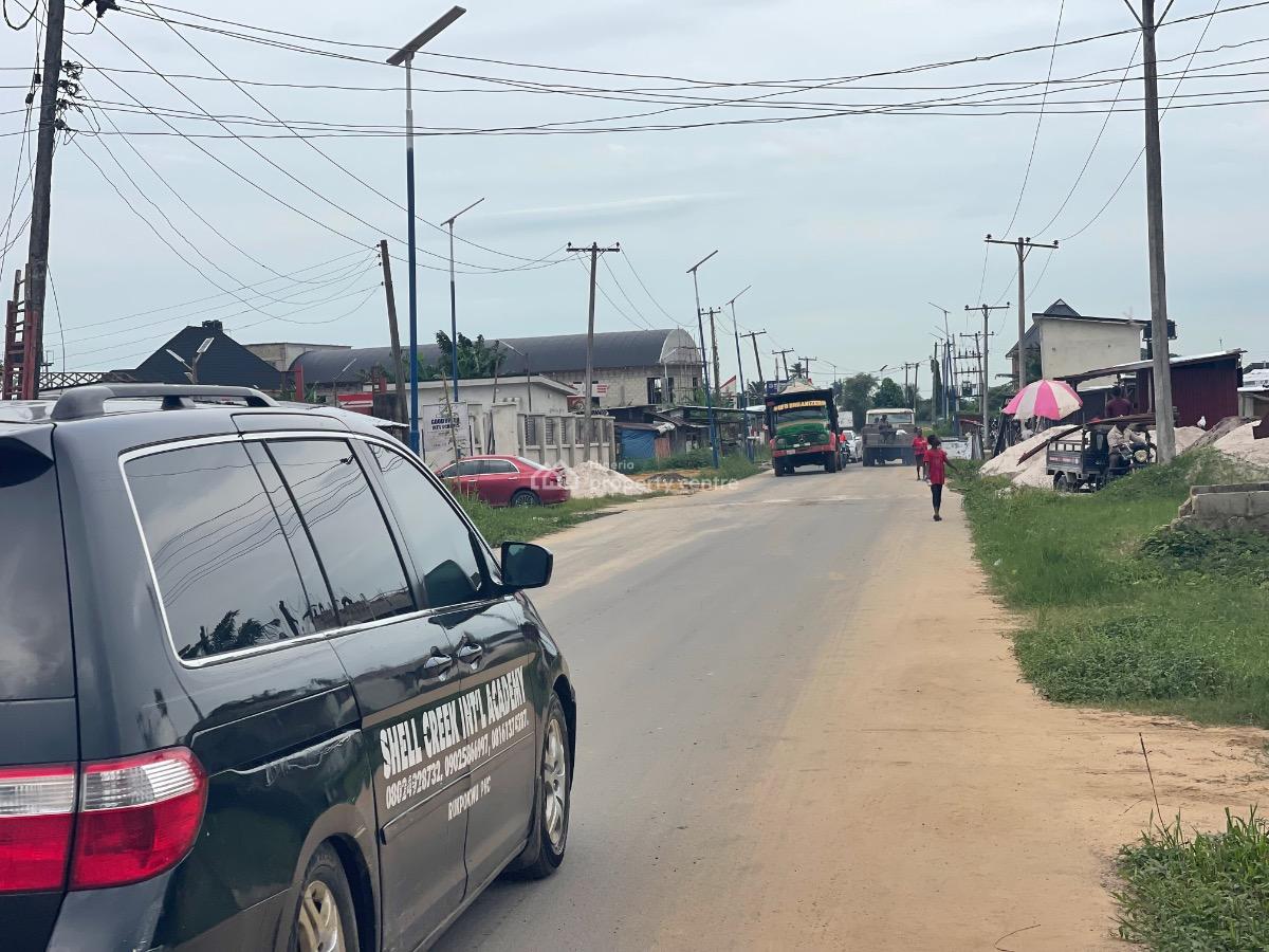 Commercial Four Plots of Land on The Tarred Road, Rukpokwu Aluu Road, Port Harcourt, Rivers, Commercial Land for Sale