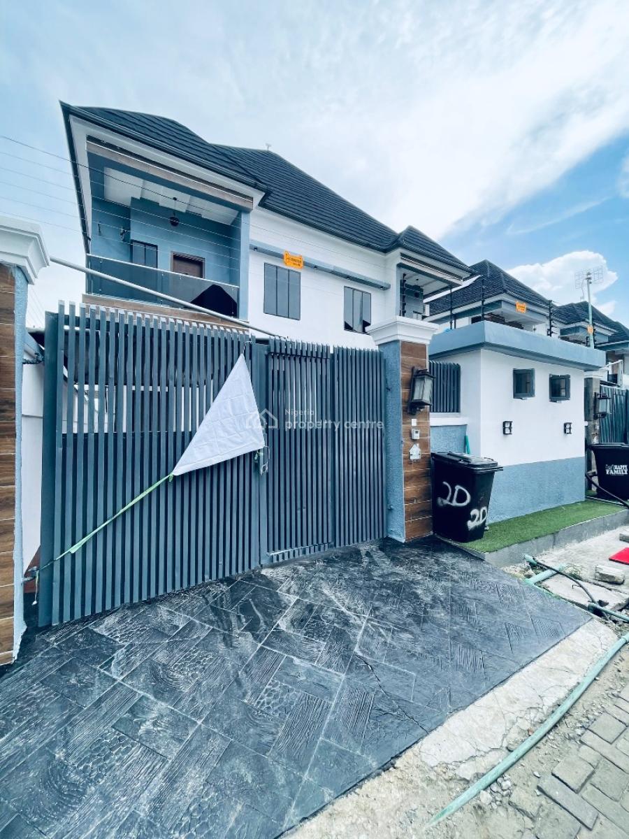 Spacious 4 Bedrooms Semi Detached Duplex with Bq, Chevron-gated Estate, Lekki Phase 2, Lekki, Lagos, Semi-detached Duplex for Rent