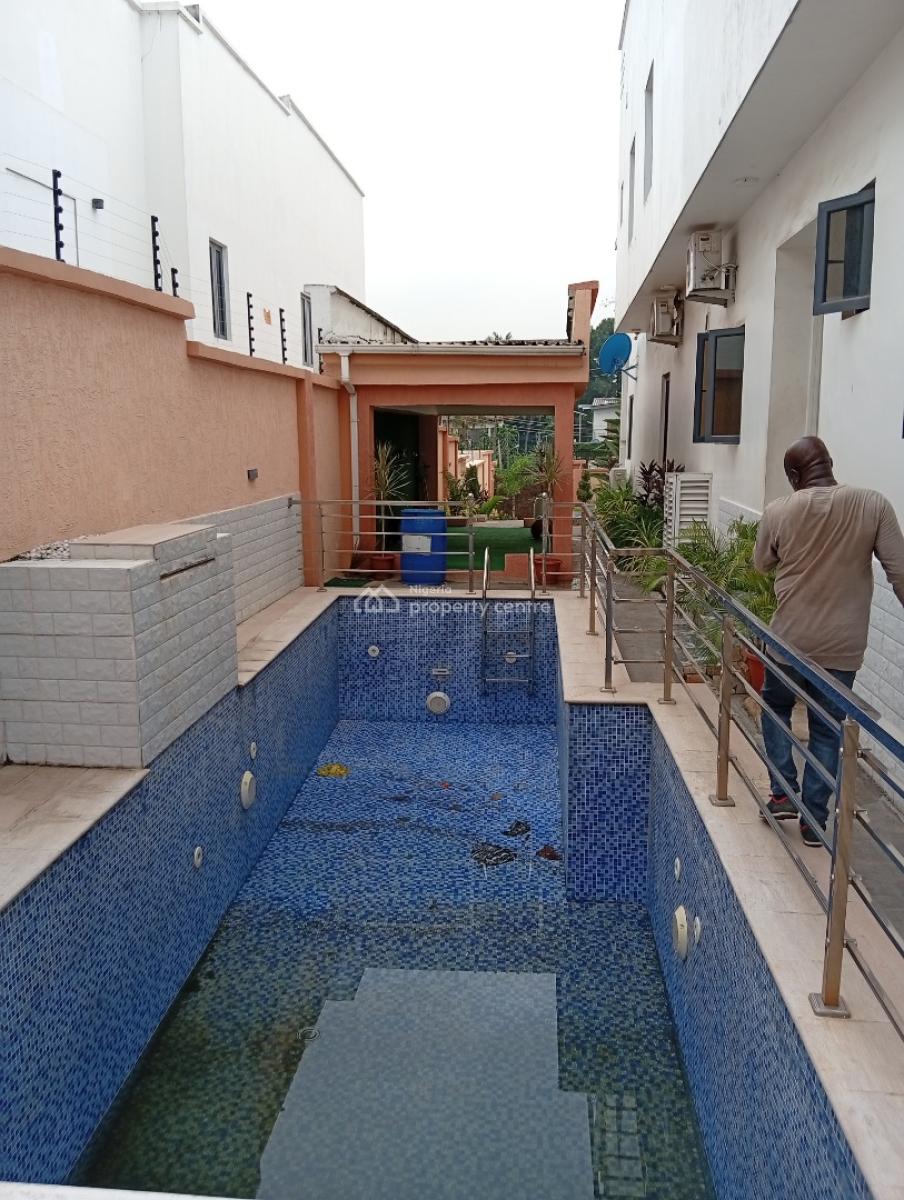 Fully Furnished 5 Bedroom Duplex + Swimming Pool & Maid Apartment, Awuse Estate, Opebi, Ikeja, Lagos, Detached Duplex for Rent
