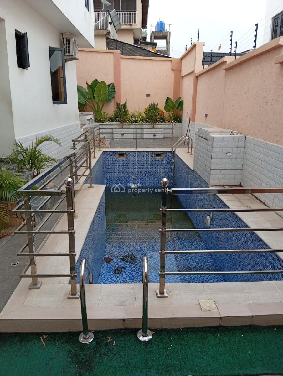Fully Furnished 5 Bedroom Duplex + Swimming Pool & Maid Apartment, Awuse Estate, Opebi, Ikeja, Lagos, Detached Duplex for Rent