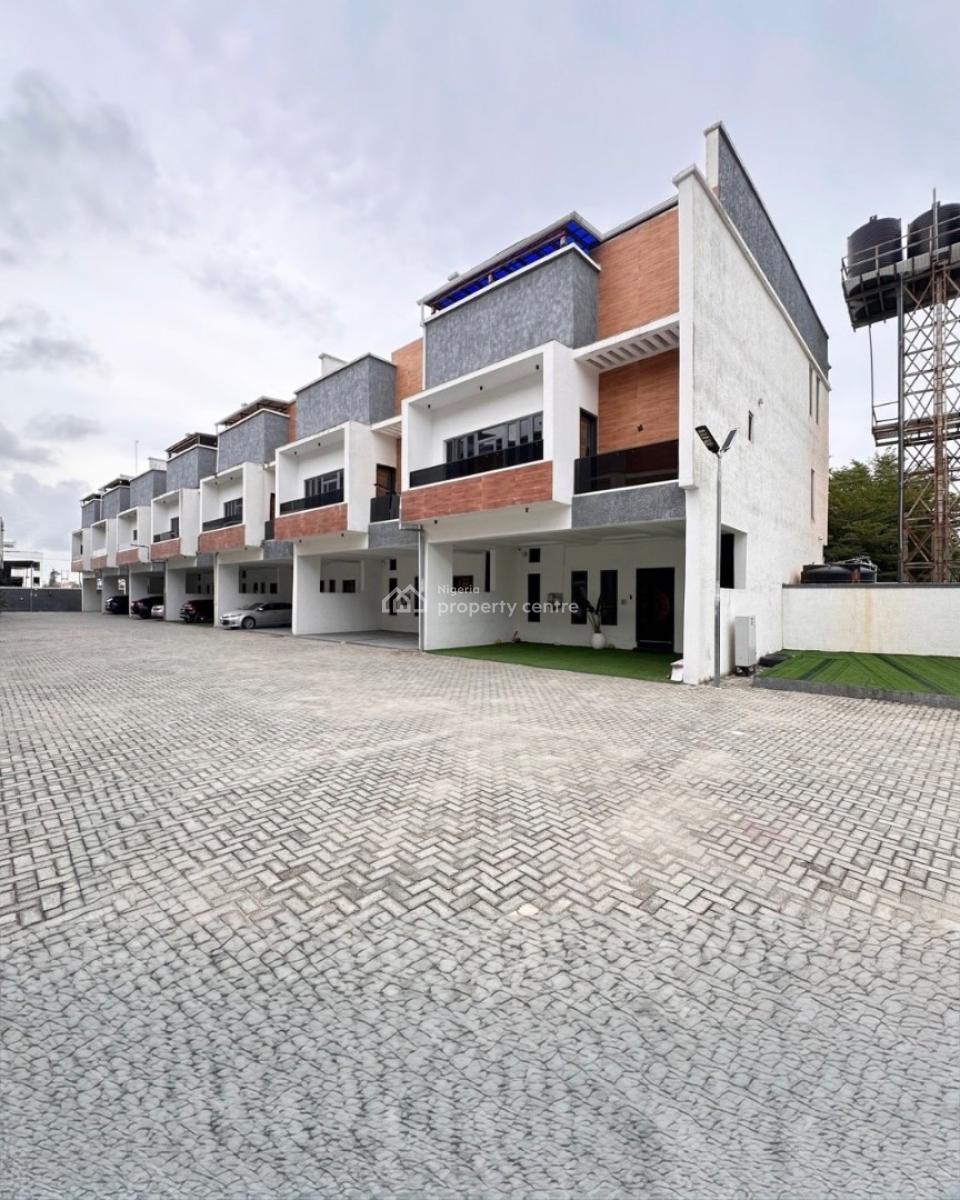 Furnished 4 Bedroom Terrace on Two Floors with Pool, Gym and Bq, Ikate, Lekki, Lagos, Terraced Duplex for Rent