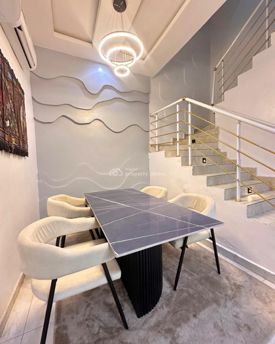 Furnished 4 Bedroom Terrace on Two Floors with Pool, Gym and Bq, Ikate, Lekki, Lagos, Terraced Duplex for Rent