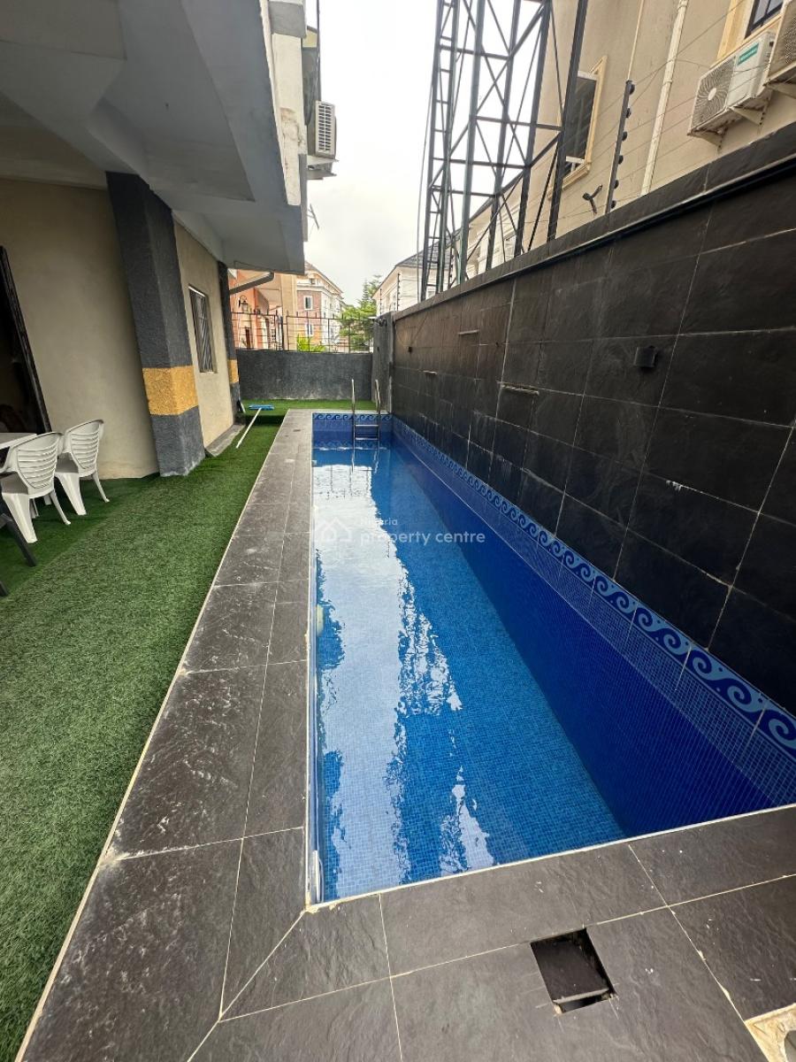 Specious Service 2 Bedroom Flat with Pool, Ilasan Ikate Lekki, Lekki, Lagos, Flat / Apartment for Rent