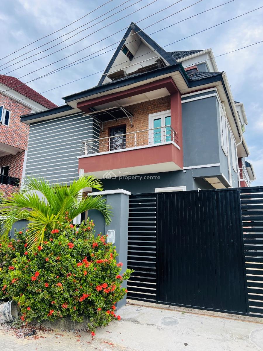 5 Bedroom Detached Duplex with a Room and Pallor Bq, Diamond Estate, Behind Shoperight, Sangotedo, Ajah, Lagos, Detached Duplex for Rent