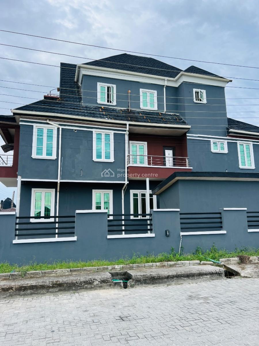 5 Bedroom Detached Duplex with a Room and Pallor Bq, Diamond Estate, Behind Shoperight, Sangotedo, Ajah, Lagos, Detached Duplex for Rent