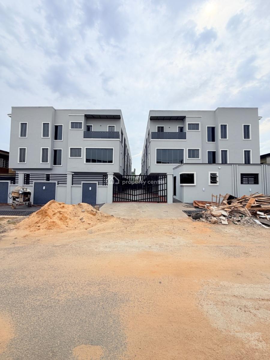 Newly Built 4 Bedroom Terrace Duplex with a Room Bq, Ogba, Ikeja, Lagos, Terraced Duplex for Sale