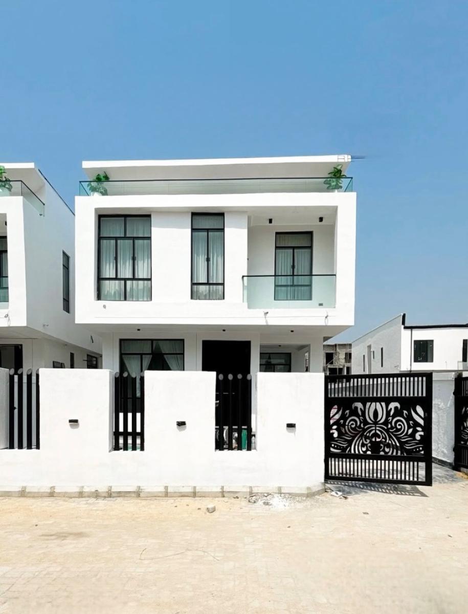Massive 5 Bedroom Detached Duplex with Bq, Chevron, Lekki, Lagos, Detached Duplex for Rent